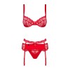Heartina Ensemble 3 pcs - Rouge Obsessive