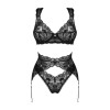 Donna Dream ensemble 3 pièces - Noir Obsessive