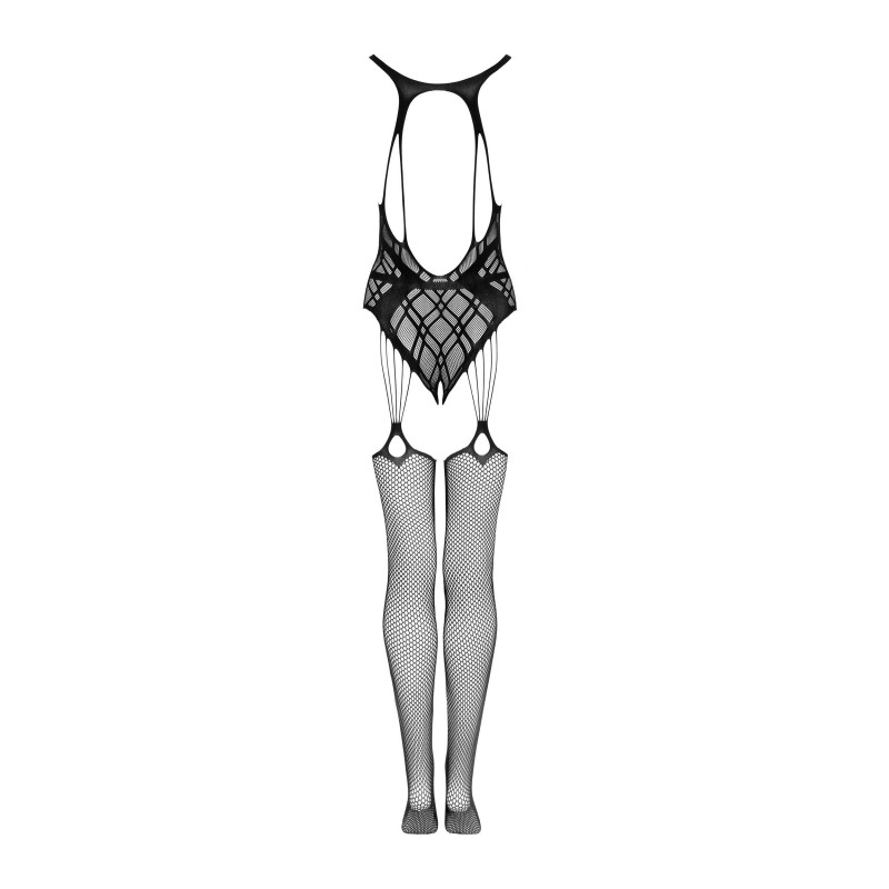 G324 Bodystocking - Noir Obsessive