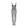 N123 Bodystocking Noir | Féminisation Élégante - Fauxseins.fr