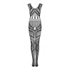 G328 Bodystocking Résille | Silhouette Féminine | Fauxseins.fr