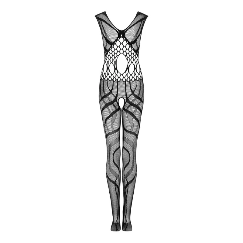 G328 Bodystocking Résille | Silhouette Féminine | Fauxseins.fr