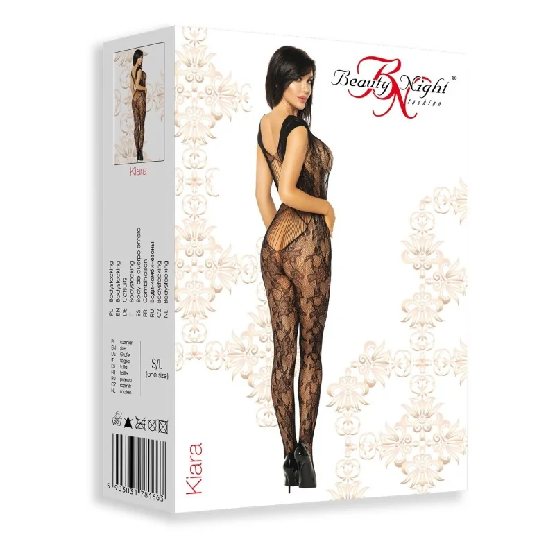 Kiara Bodystocking Noir – Féminité & Sensualité | Fauxseins.fr