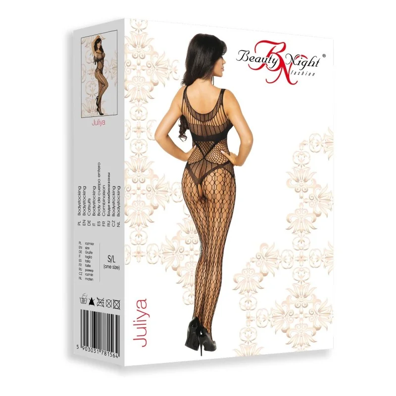 Juliya Bodystocking Noir – Féminité & Sensualité | Fauxseins.fr