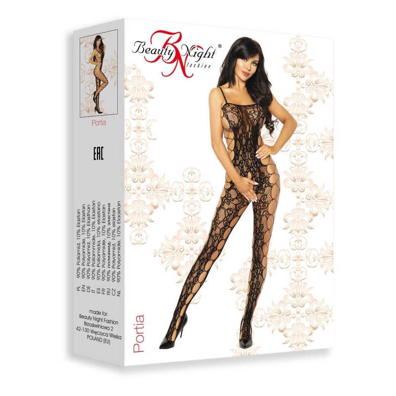 Portia Bodystocking - Noir Beauty Night