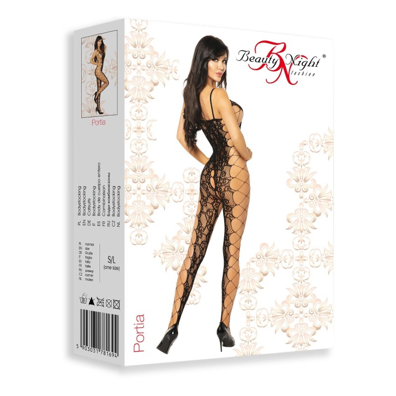 Portia Bodystocking - Noir Beauty Night