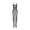 G335 Bodystocking Noir | Lingerie Féminisation | Fauxseins.fr