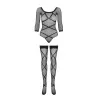 G320 Bodystocking Noir – Féminisation & Confiance | Fauxseins.fr
