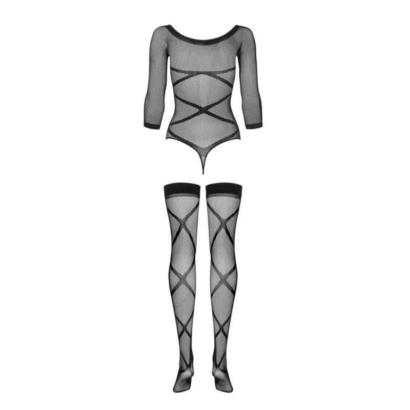 G320 Bodystocking - Noir Obsessive
