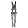 F217 Bodystocking Noir - Féminisation Élégante | Fauxseins.fr