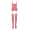 F214 Bodystocking - Rouge Obsessive