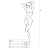 BS075W Bodystocking - Blanc Passion lingerie