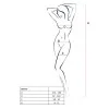 BS075W Bodystocking Blanc – Féminisation & Élégance