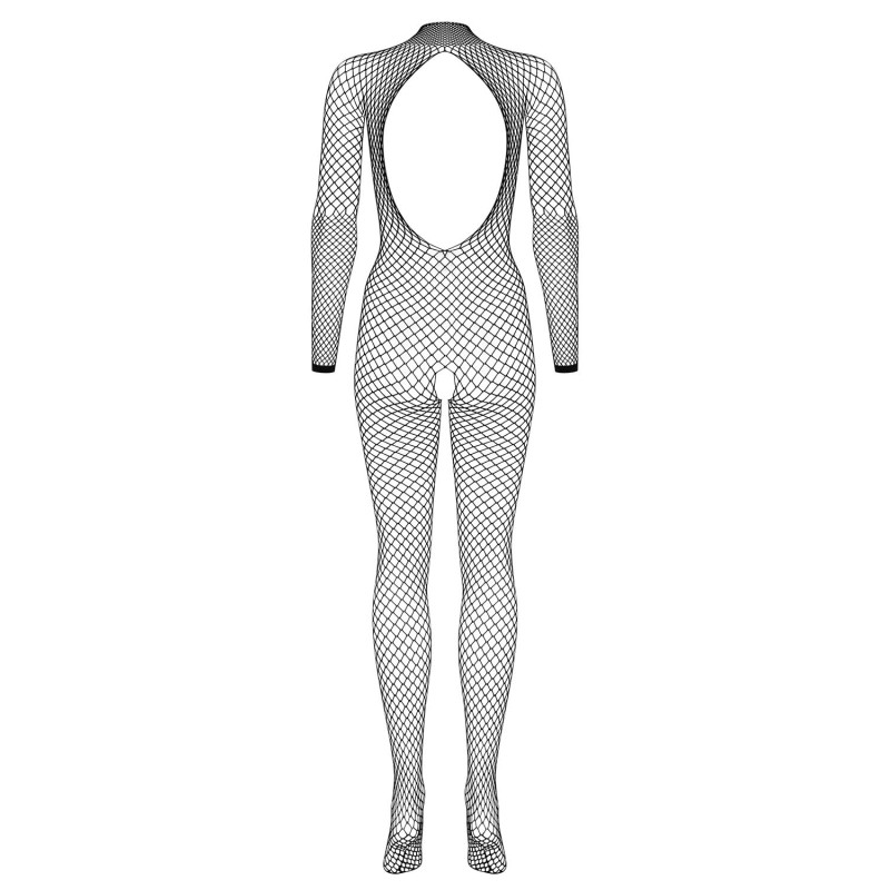 N121 Bodystocking Noir | Féminisation Élégante - Fauxseins.fr