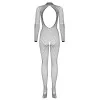N121 Bodystocking Noir | Féminisation Élégante - Fauxseins.fr