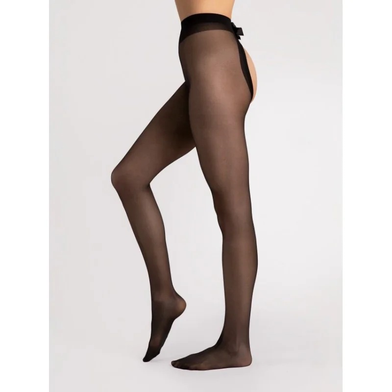 Collants Ouverts Cute Dream 20 DEN Noir | Fauxseins.fr