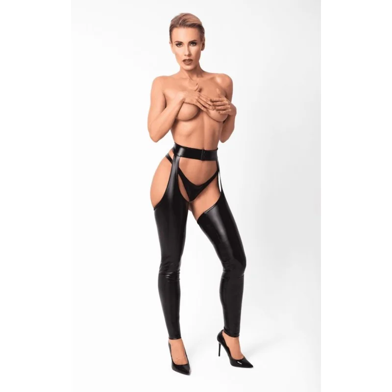 F323 Rebel Chaps Wetlook | Féminisation Audacieuse