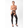 F323 Rebel wetlook chaps Noir HandMade