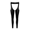 F323 Rebel wetlook chaps Noir HandMade