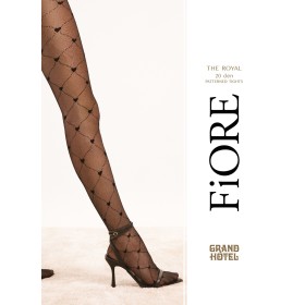 The Royal collants 20 den - Noir Fiore