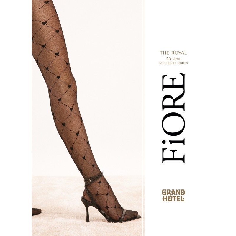 The Royal collants 20 den - Noir Fiore