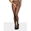 S233 Collants ouverts - Noir Obsessive