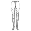 S233 Collants ouverts - Noir Obsessive