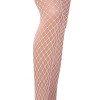 TI019 Collants Résille - Blanc Passion lingerie