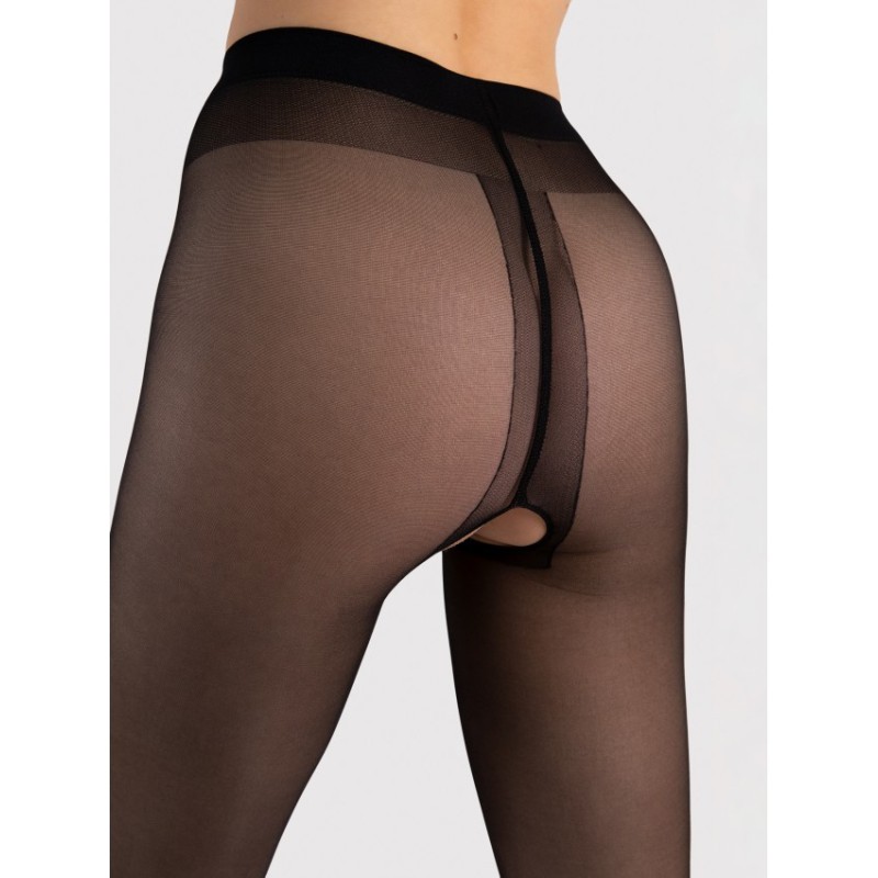 Ouvert Collants 20 DEN - Noir Fiore