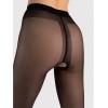 Ouvert Collants 20 DEN - Noir Fiore