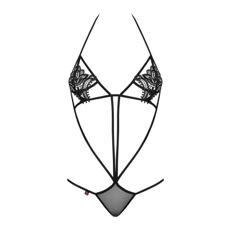 Luiza Body Noir – Body Féminin Élégant | Fauxseins.fr