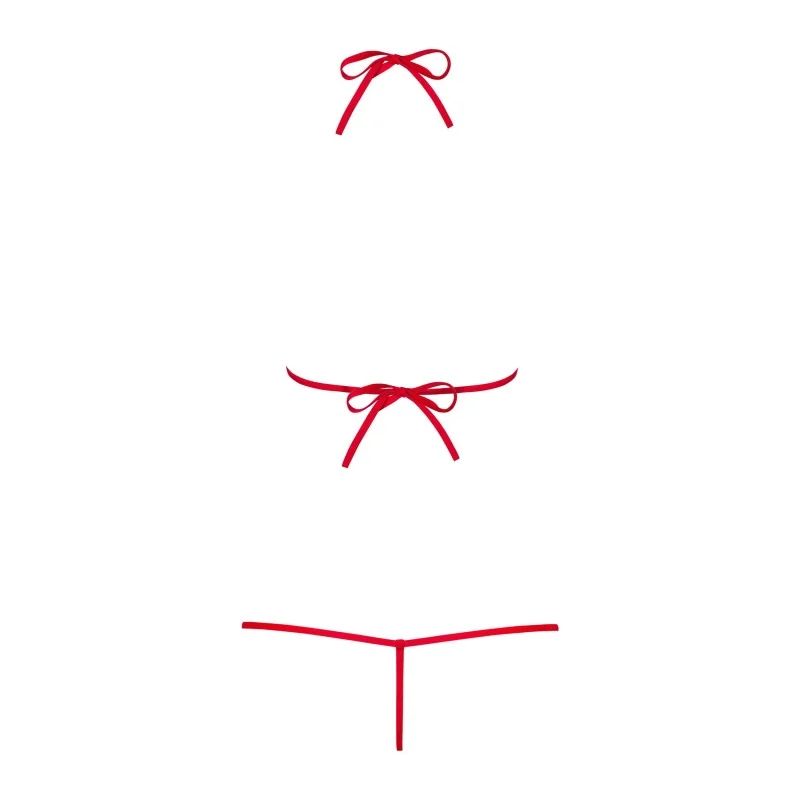 Luiza Body Rouge - Body Féminin Gainant | Fauxseins.fr