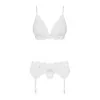 Ensemble Lingerie 3 pièces Blanc 810-SEG-2 | Fauxseins.fr