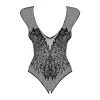 B112 Body Ouvert Noir | Body Féminin | Fauxseins.fr