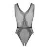 B115 Body Ouvert Noir - Lingerie Féminisation | Fauxseins.fr
