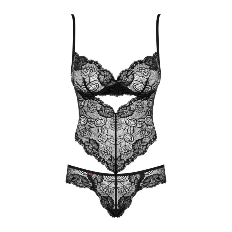 Alluria Body Noir – Body Féminin & Élégant | Fauxseins.fr