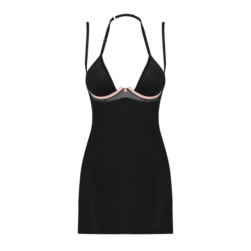 Selinne Nuisette & String Noire | Féminisation | Fauxseins.fr