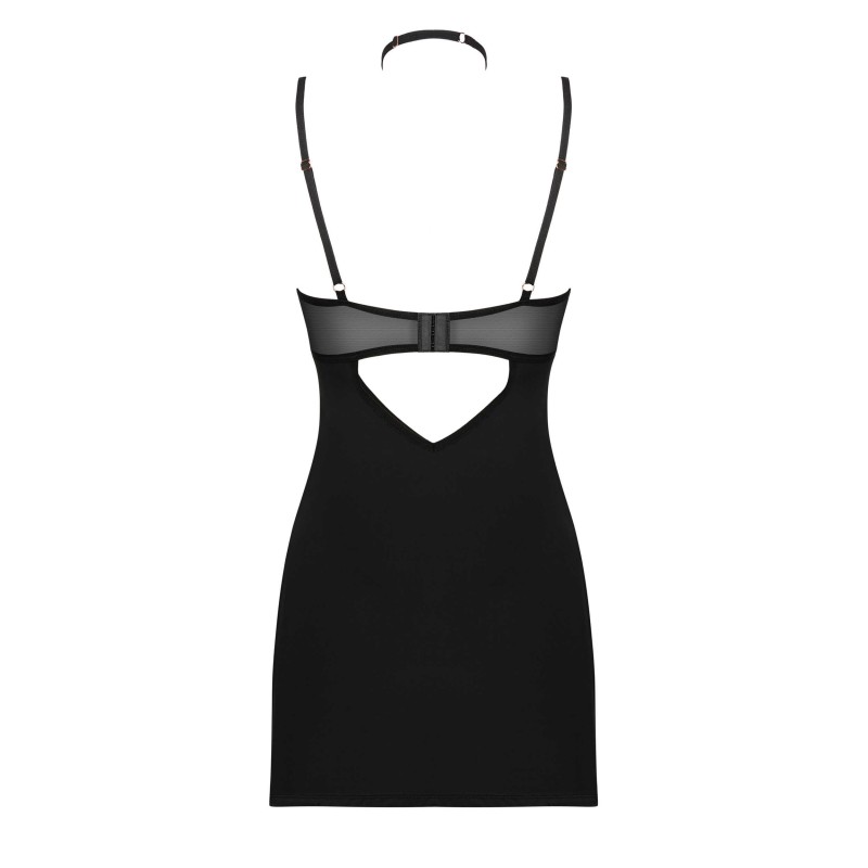 Selinne nuisette et String - Noire Obsessive