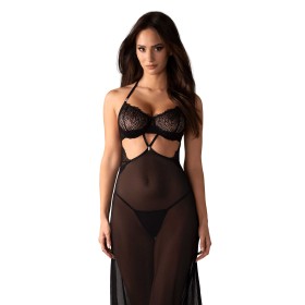 Iliosa nuisette et string - Noirs Obsessive