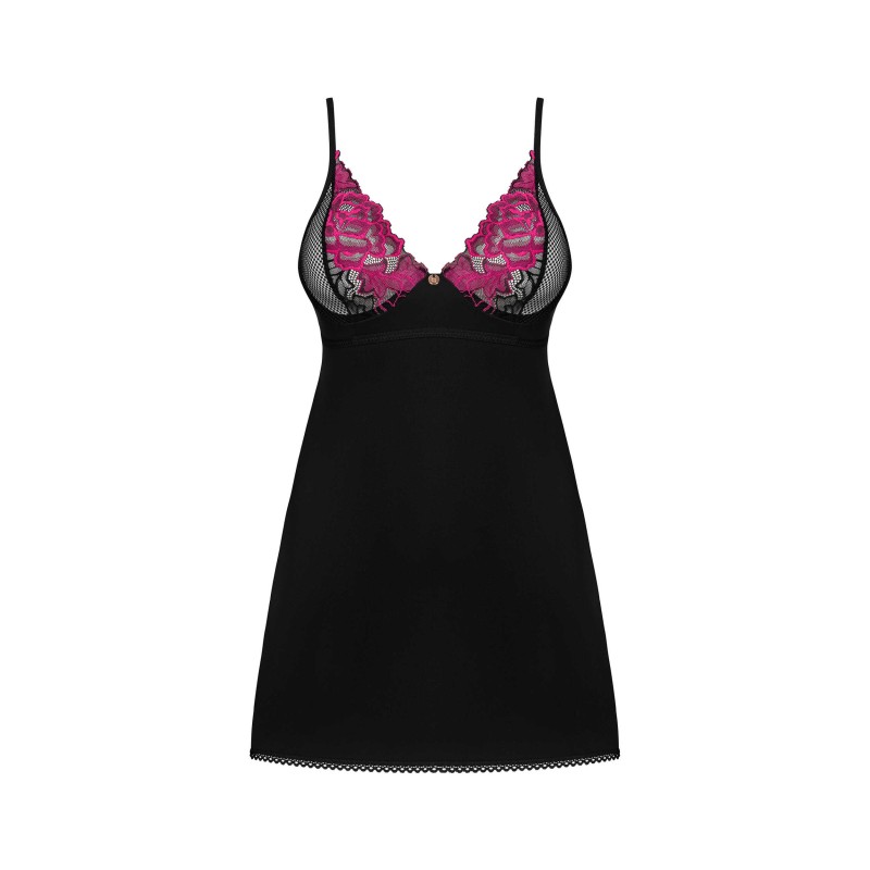 Rosenty nuisette et string - Noire Obsessive