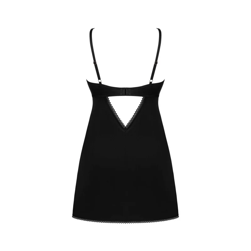 Rosenty Nuisette et String Noire | Lingerie Féminine Élégante