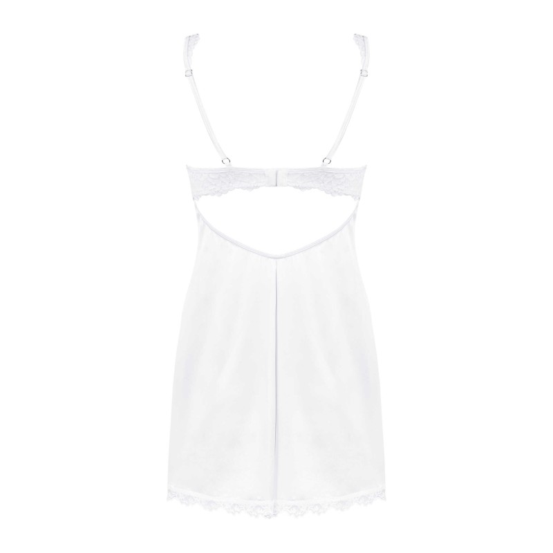 Amor Blanco Nuisette et string - Blanc Obsessive
