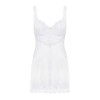 Amor Blanco Nuisette et string - Blanc Obsessive