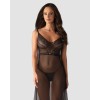 Estiqua nuisette longue noir Obsessive