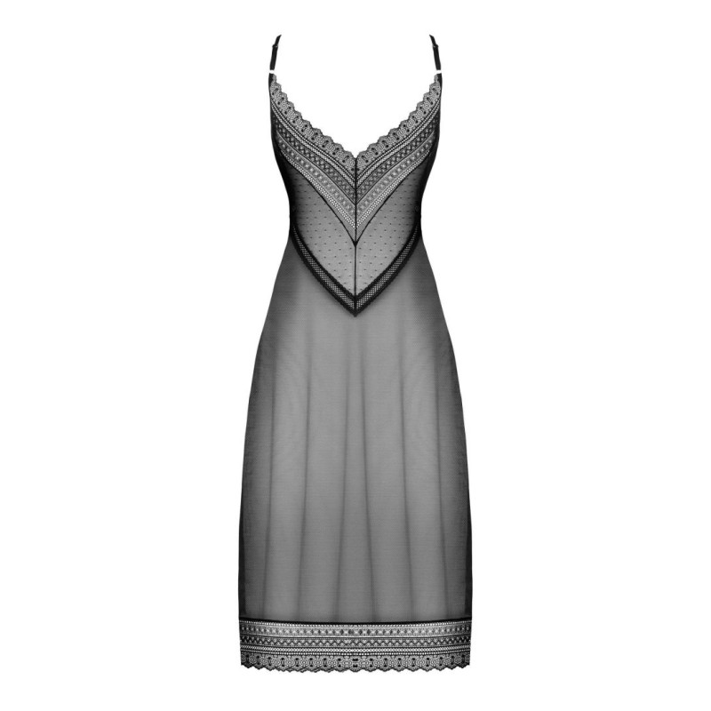 Estiqua nuisette longue noir Obsessive