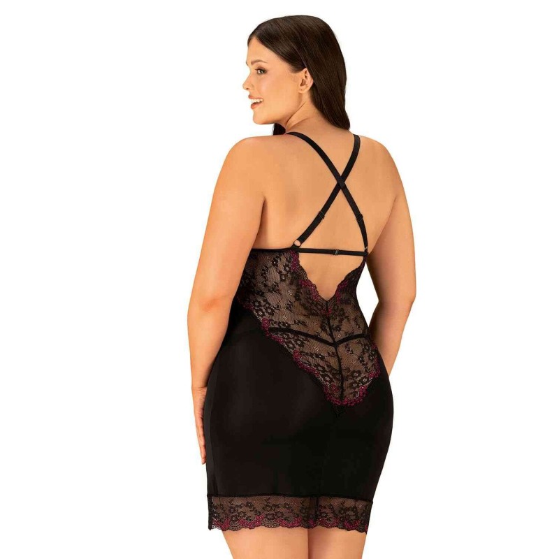 Vanessme Nuisette + string - Noir Obsessive