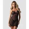 Nuisette et String Novenes Noir - Lingerie Féminine