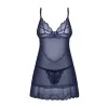 Nuisette Nightly Blue & String - Bleu | Fauxseins.fr