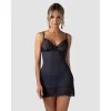 Nuisette Nightly Blue & String - Bleu | Fauxseins.fr