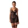 Nuites Nuisette & String Noirs – Lingerie Féminine Élégante